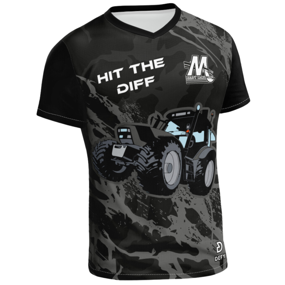 Marty Mone - Limited Edition Hit The Diff Jersey - Black — Marty